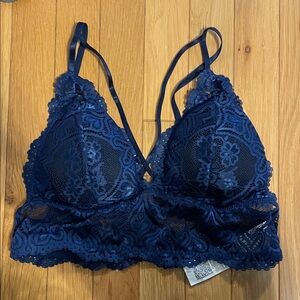 NWT Navy blue bralette